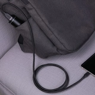 [สำหรับ iPhone 16] AUKEY สายชาร์จ 60W Nylon USB-A to C 3A QC3.0 + CarPlay&AndroidAuto CB-CD43/CD44