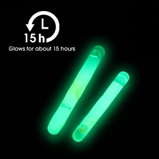 Night Fishing Glow Stick Fishing Tackle 10Pcs Pack Self-luminous Floating Bundled Fishing Glo-sticks Portable Outdoor Fishing Tools