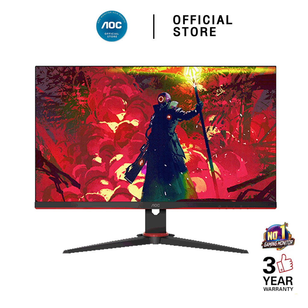 AOC 24G2E/67 23.8" FULL HD @144Hz Gaming Monitor : IPS (A1-24G2E/67