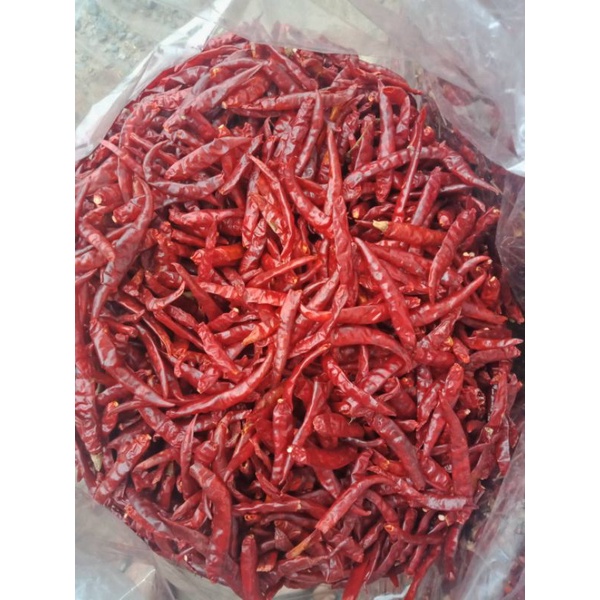 พริกแห้งอินเดียเด็ดก้านแล้วแบบเผ็ดจี๊ดจ๊าดสะใจเกรดAขนาด500กรัม110บาทครับสน
