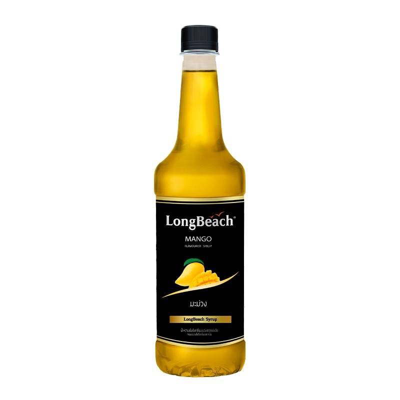 ลองบีช ไซรัปมะม่วง ขนาด 740 มล. LongBeach Mango Syrup size 740 ml.