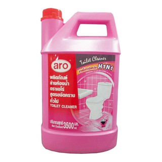 ถูกที่สุด✅  เอโร่ น้ำยาล้างห้องน้ำ สูตรขจัดคราบทั่วไป ชมพู 3,500 มล. aro Toilet Cleaner Pink 3500 ml