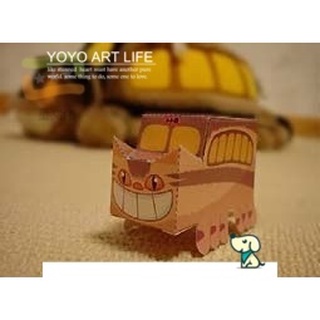 Lora PZ1 โมเดลกระดาษ รูปการ์ตูนอนิเมะ Hayao Miyazaki My Neighbor Totoro 3d แฮนด์เมด DIY สําหรับตกแต่ง