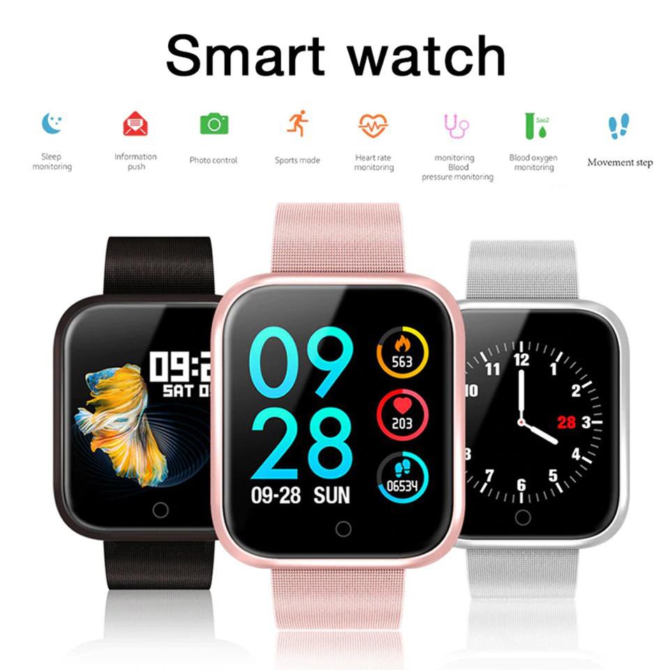 SmartWatch P70 pro นาฬิกาอัจฉริยะ สมาร์ทวอทช์ นาฬิกาออกกำลังกาย แจ้งเตือนไลน์ ใช้ จับชีพจร วิ่ง วัด หัวใจ  ของแท้100%