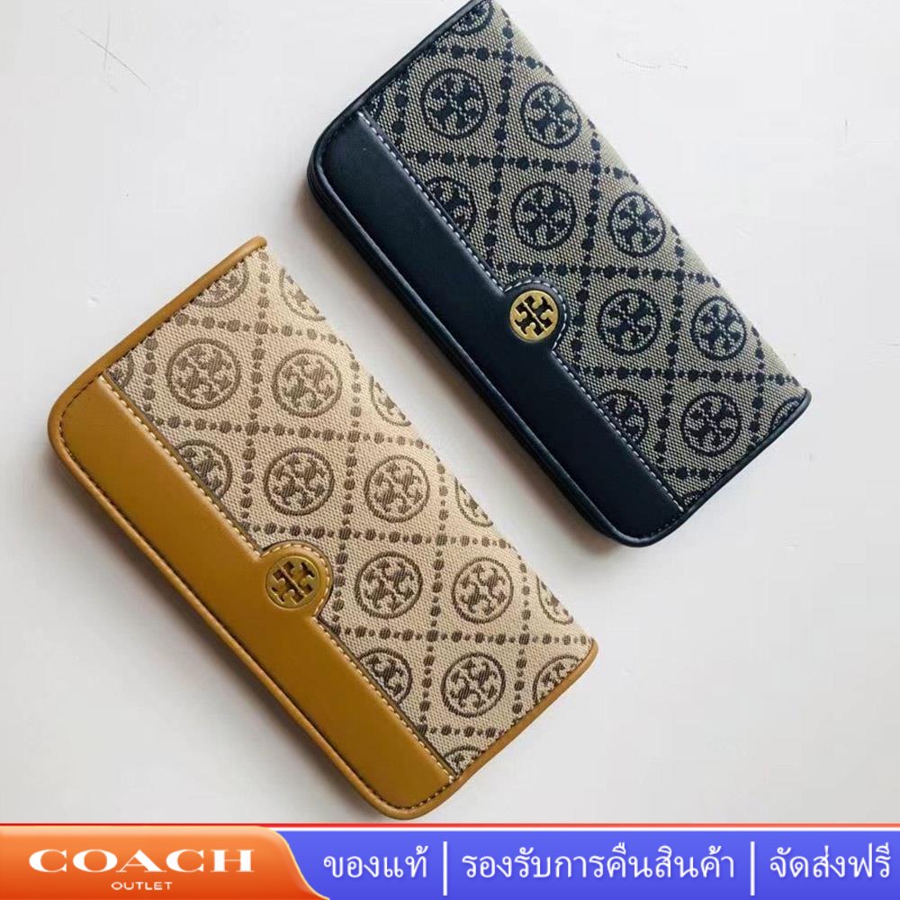 88708 TB กระเป๋าสตางค์ใบยาว tory burch tmonogram กระเป๋าเงิน