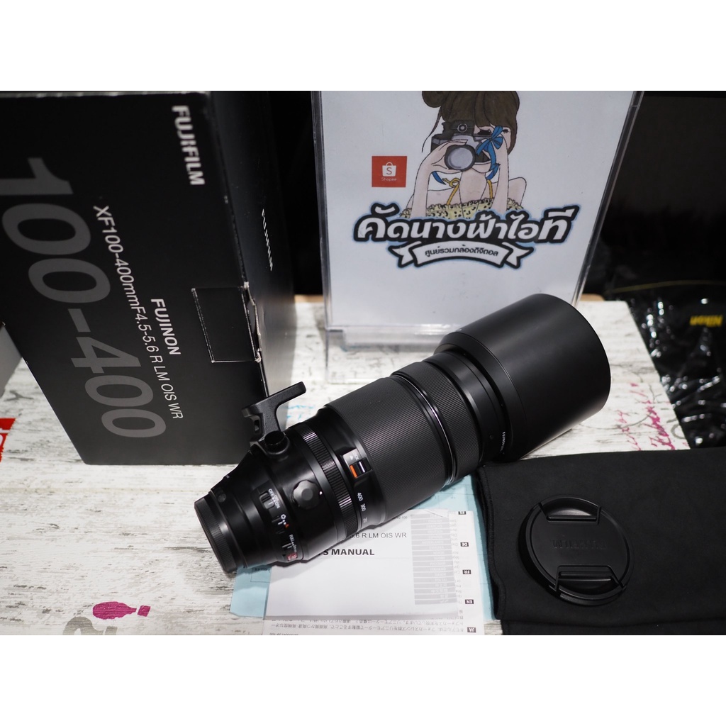 Fujifilm XF 100-400 MM F4.5-5.6 R LM OIS WR สภาพสวยตีไป92% ไม่มีรอยตกแตกกระแทก ไม่มีรา ไม่มีฝ้า ใช้ง