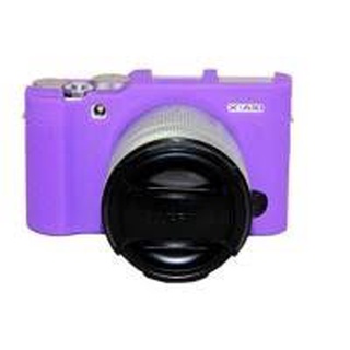 เคสกันกระเเทก SILICONE CASE FUJI XA3,XA10 (PURPLE)  (0878)