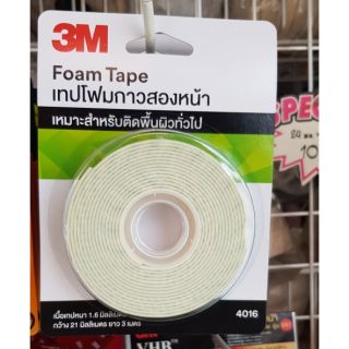 3M 4016 เทปโฟมสองหน้า 21มม.x3ม.