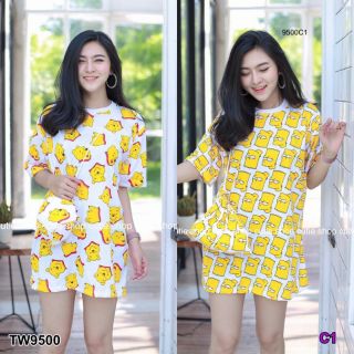 TW9500

Dress Oversize เดรสสั้นลาย Simpsons &amp; Pooh