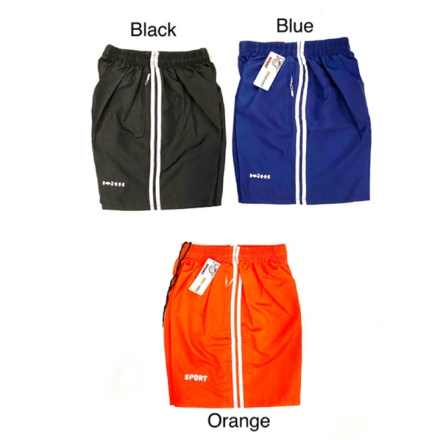 Mwin shop กางเกงขาสั้นมีซิปกระเป๋า(unisex)/ Seluar pendek ฟรีไซส์ (เหมาะสําหรับผู้ชายและผู้หญิง)
