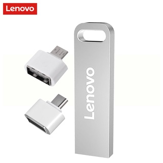 แฟลชไดรฟ์ Lenovo ความเร็วสูง 4GB 8GB 16GB 32GB 64GB 128GB USB 3.0 โลหะ กันน้ํา สําหรับแล็ปท็อป