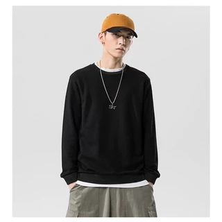 TS MEN เสื้อแขนยาวมีฮู้ด เสื้อกันหนาวมีฮู้ด ผ้าสำลี ผ้าหนาดีใส่สบาย รุ่น0078