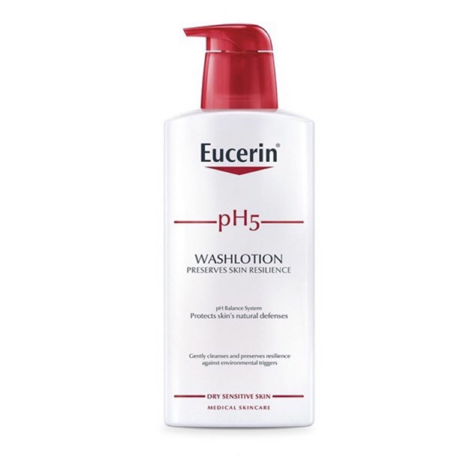 Eucerin pH5 Wash Lotion 400ml ครีมอาบน้ำ ยูเซอริน