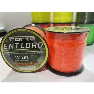 สายเอ็นโหลด โมโน Forte ENTLOAD สีสะท้อนแสง โคตรเหนียว ขนาด 1/8 สำหรับงานหน้าดิน งานทะเล