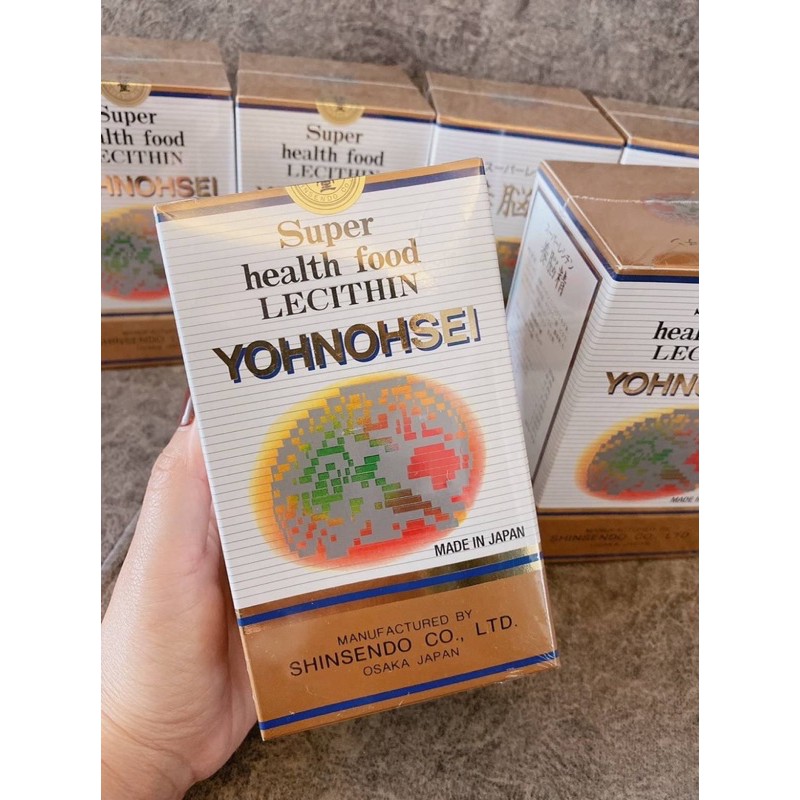 YOHNOHSEI  SUPER HEALTH LECITINบำรุงสมอง เพิ่มความจำ บำรุงสายตา ลดความเครียด