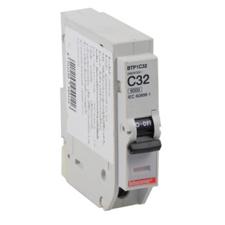 เบรกเกอร์ เซฟตี้เบรคเกอร์ B-TICINO BTP1C32 32A CIRCUIT BREAKER B-TICINO BTP1C32 32A