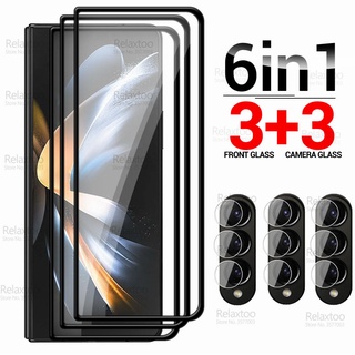 6 in 1 Camera Tempered Glass For Samsung Galaxy Z Fold 4 Screen Protector Sumsung Fold4 ZFold4 ZFold 4 5G Cover Protective Film