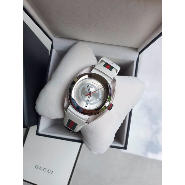 🦋สินค้าพร้อมส่ง🦋  New🍥 Gucci Sync Watch 45mm. สาย rubber หล่อมากก ✨✨ สวย หรู ราคาดีมากก