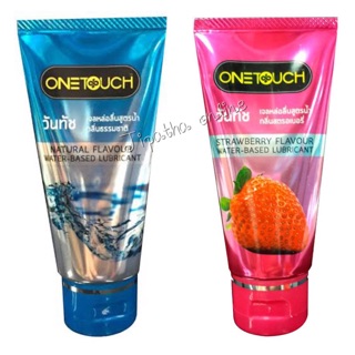 One Touch วันทัชเจลหล่อลื่น (ธรรมชาติ / สตรอเบอรี่)