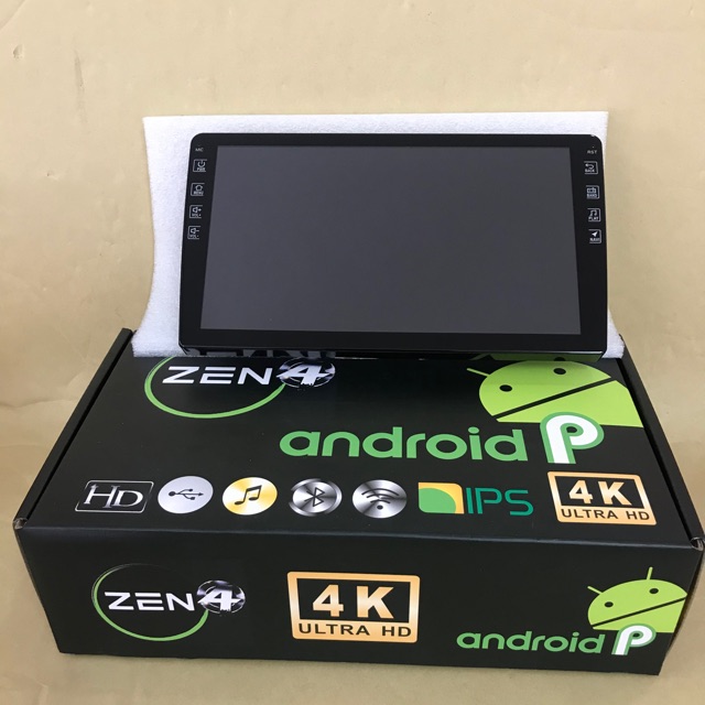 Zen4 ( 1+16 / 2+16 )9Inch & 10 นิ้ว (2.5D IPS) เครื่องเล่น Android Mp5 4K Ultra HD พร้อม GPS