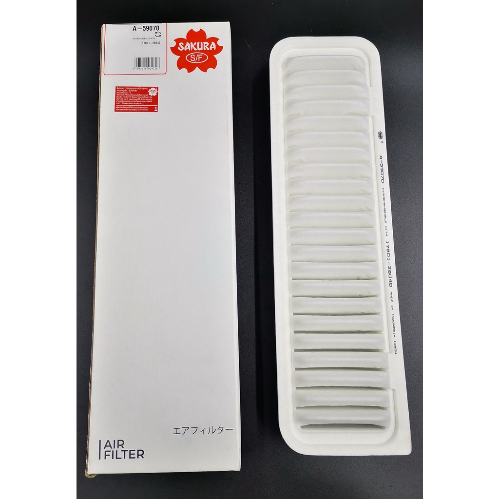 กรองอากาศ TOYOTA ALPHARD 2.4 Hybrid ปี 2009-2015 (2AZ-FE ATH20), ESTIMA 2.4 Hybrid (2AZ-FE) ปี 2006-