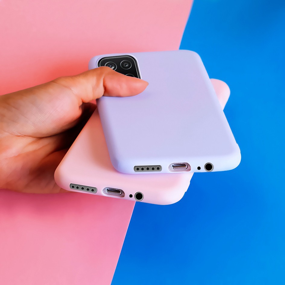 เคสโทรศัพท์มือถือ TPU นิ่ม สีพื้น เนื้อแมตต์ สําหรับ Samsung Galaxy A12 5G A31 A41 A2 Core #7