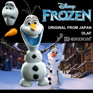 งานแท้ Original Hero Cross Disney Frozen โฟรเซน ผจญภัยแดนคำสาปราชินีหิมะ Olaf โอลาฟ ตุ๊กตาหิมะ Hybrid Metal Figuration