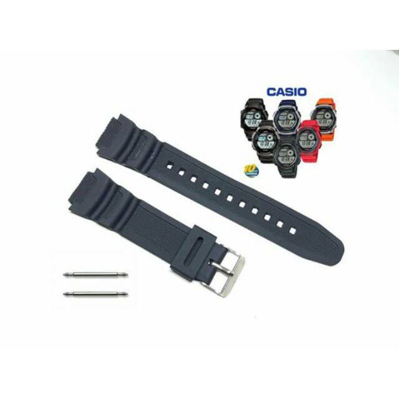 CASIO AE-1000 AE1000W AE-1100 AE1100W AE1200 AE1300 สายนาฬิกา