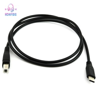 สายเคเบิ้ลUsb - C Usb 3 . 1 Type C Male To Usb 2 . 0 B Type Male สายเคเบิ้ลเชื่อมต่อข้อมูล