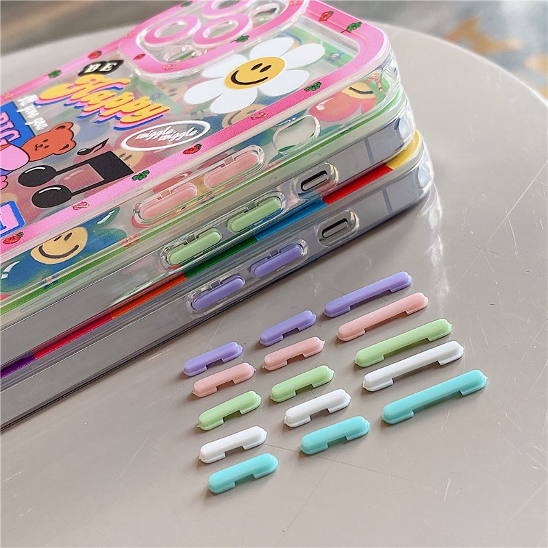 iPhone 12 PRO MAX 11 pro max X XR XS MAX 7/8P ลายดอกทานตะวัน วัสดุ TPU เคสโทรศัพท์ #8