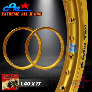 ล้อ COM EXTREME ALL ll NEW ขนาด 1.40 X 17 ขอบเรียบ แพ็คคู่ ล้อคอม เอ็กซ์ตรีม ตัวใหม ขนาด 1.40 ขอบ 17 ของแท้  จำนวน 2 วง