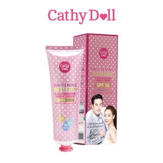 Cathy Doll Whitening Sunscreen L-glutathione Magic Cream SPF50PA+++ ครีมกันแดดละอองน้ำ เคที่ดอลล์ 60ml. และ 138ml.