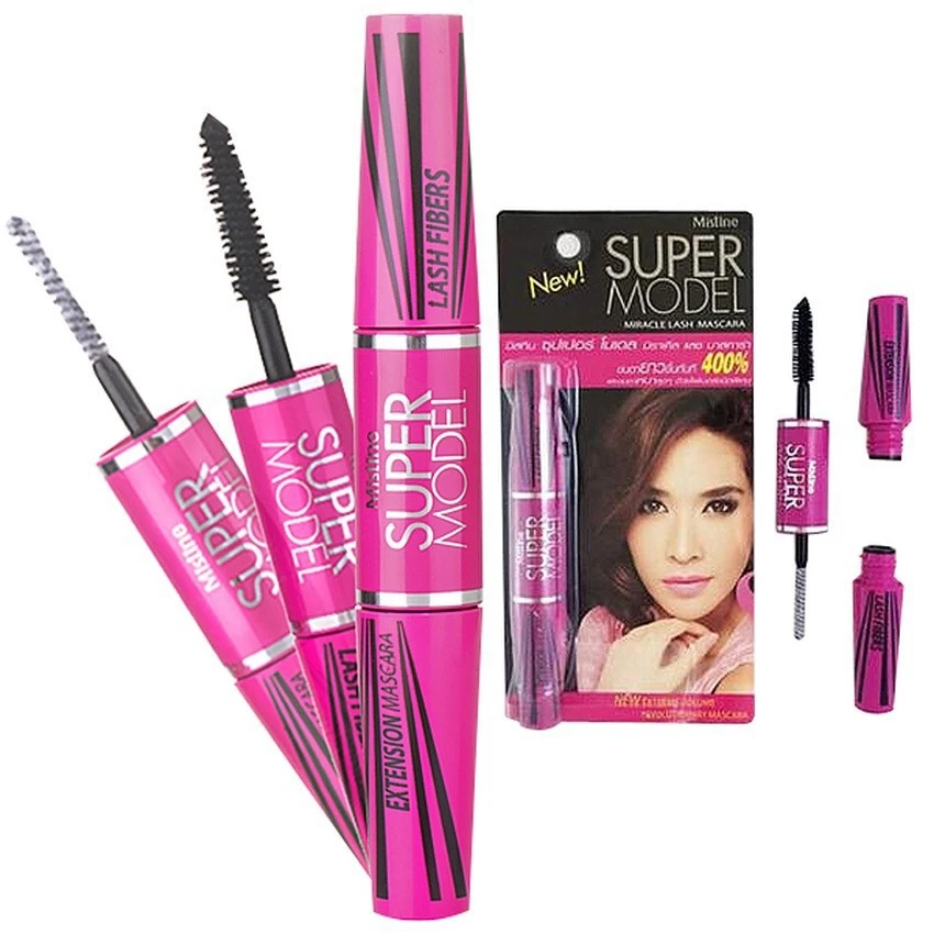 มิสทีน ซุปเปอร์ โมเดล มิราเคิล แลช มาสคาร่า MISTINE SUPER MODEL MIRACLE LASH MASCARA (5.5g)