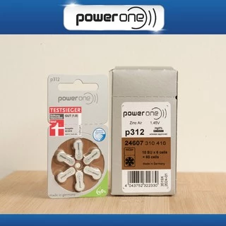 ถ่านเครื่องช่วยฟัง Power One เบอร์ 312 ของแท้ ผลิตในเยอรมัน