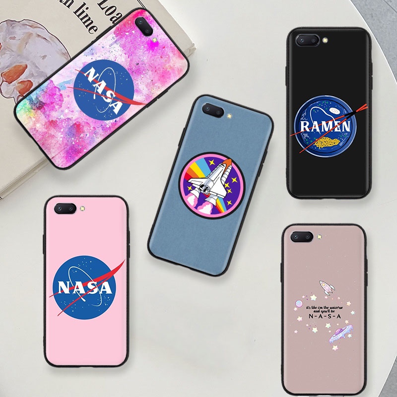 สีดํานุ่มป้องกันกรณีใช้งานร่วมกับ OPPO Reno UAE 8 5G 5K สําหรับ 6 5 Plus Pro NCB-122 NASA ดาราศาสตร์