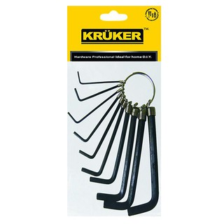 💥โปรสุดพิเศษ!!!💥 ประแจหกเหลี่ยม คลูเกอร์ (Kruker) 1502 (10 ตัว) Kruker Hex Wrench 1502 (10pcs)