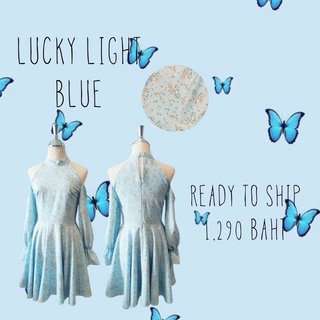 Vanich LUCKY LIGHT BLUE Dress ชุดเดรส