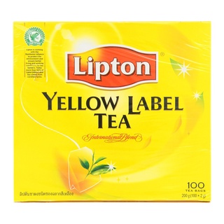 🔥อย่างดี🤩!! LIPTON ลิปตัน ชาผงชนิดซอง ฉลากสีเหลือง 2 กรัม x 100 ซอง 🚚พร้อมส่ง!! 💨