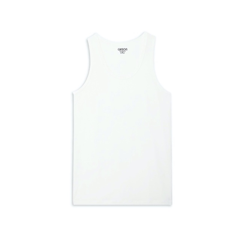 เสื้อกล้ามชาย  Carson Men รุ่นผ้า Cotton USA แพ็ค 1 ตัว  (TTC20413WH)