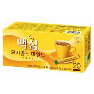 กาแฟเกาหลี สำเร็จรูป [Original] 맥심모카골드 Maxim Mocha Gold (กาแฟมอคค่า 3 in 1 / 20 ซอง)