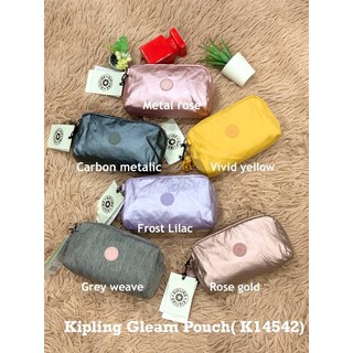 💕Kipling Gleam Pouch( K14542) กระเป๋าถือทรงพอร์ช