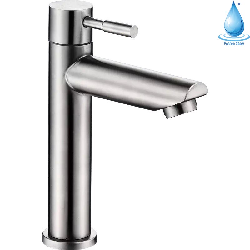 💧PT💧 ก๊อกน้ำ ก๊อกอ่างล้างหน้าคอตรง สแตนเลส304แท้ เซรามิควาล์วทองเหลือง ลดปัญหารั่ว-ซึม แถมฟรีเทปพันเกลียว - รูปที่ 4