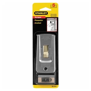 STANLEY เครื่องขูดทำความสะอาดกระจก 28-500 / ใบมีดขูดสนิม 28-510 STANLEY (10 ใบ/100 ใบ)