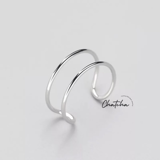 แหวน เงินแท้ Chatcha รุ่น CC01