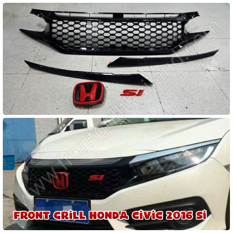 กระจังหน้าแต่ง Honda civic 2016 SI