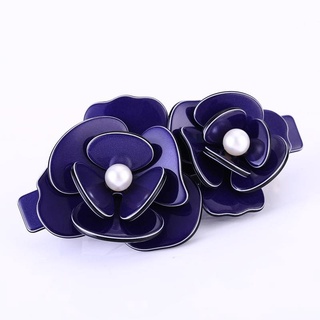 กิ๊บแฟชั่น กิ๊บติดผม แบบสปริง New Design Elegant Rose Flower Hair Clip Floral Shape Hair Barrette.