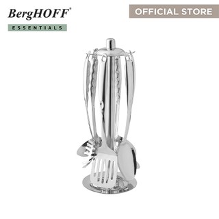 BergHOFF ชุดอุปกรณ์เครื่องใช้ในครัวสแตนเลสสตีล 7 ชิ้น รุ่น Essential ทนทาน สีเงิน1307010