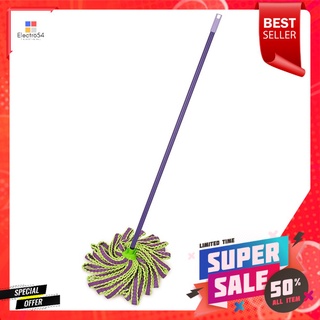 ไม้ม็อบไมโครไฟเบอร์หัวจุก BE WISH VIZA 4 นิ้ว สีม่วงMICROFIBER CORK MOP BE WISH VIZA 4" PURPLE