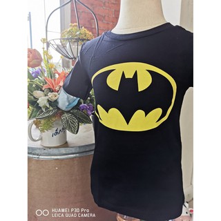 เสื้อยืดสกรีนลาย Batman สีดำ งานช้อป