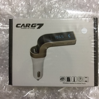 💥ส่งฟรี💥CAR G7 ของแท้รับประกัน1ปี Bluetooth FM Transmitter MP3 Music Player SD USB Charger